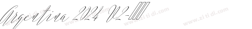 Argentina 2024 V2字体转换